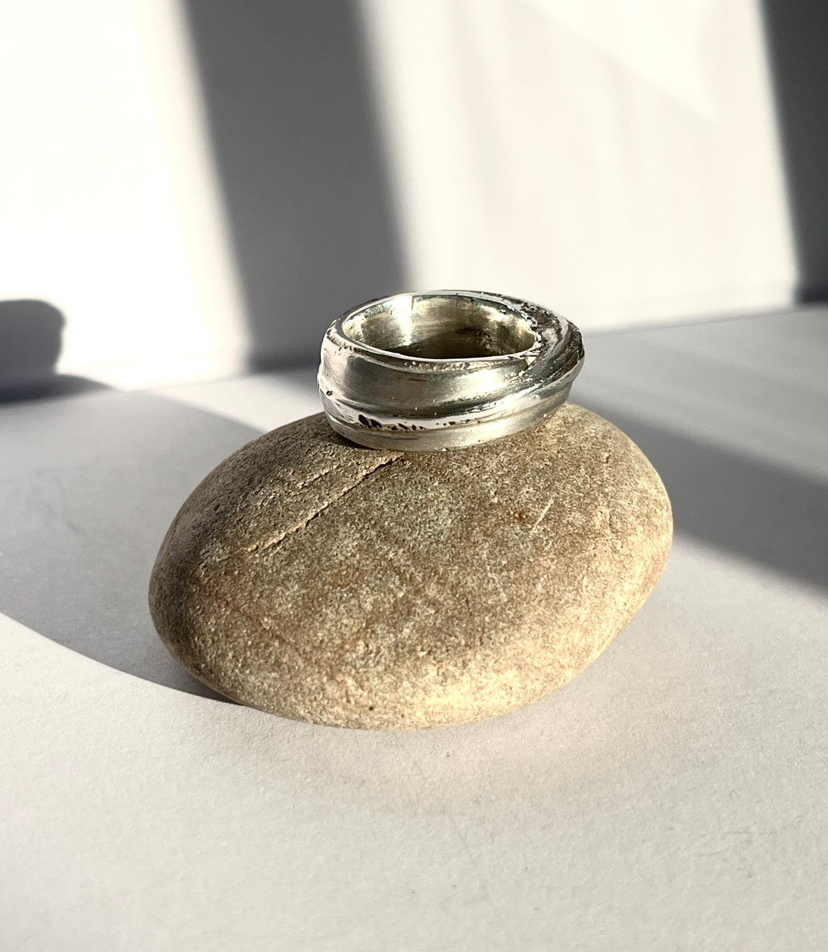 Chunky Textured Sand Cast Ring