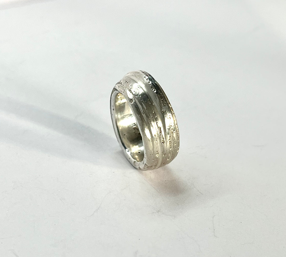 Chunky Textured Sand Cast Ring