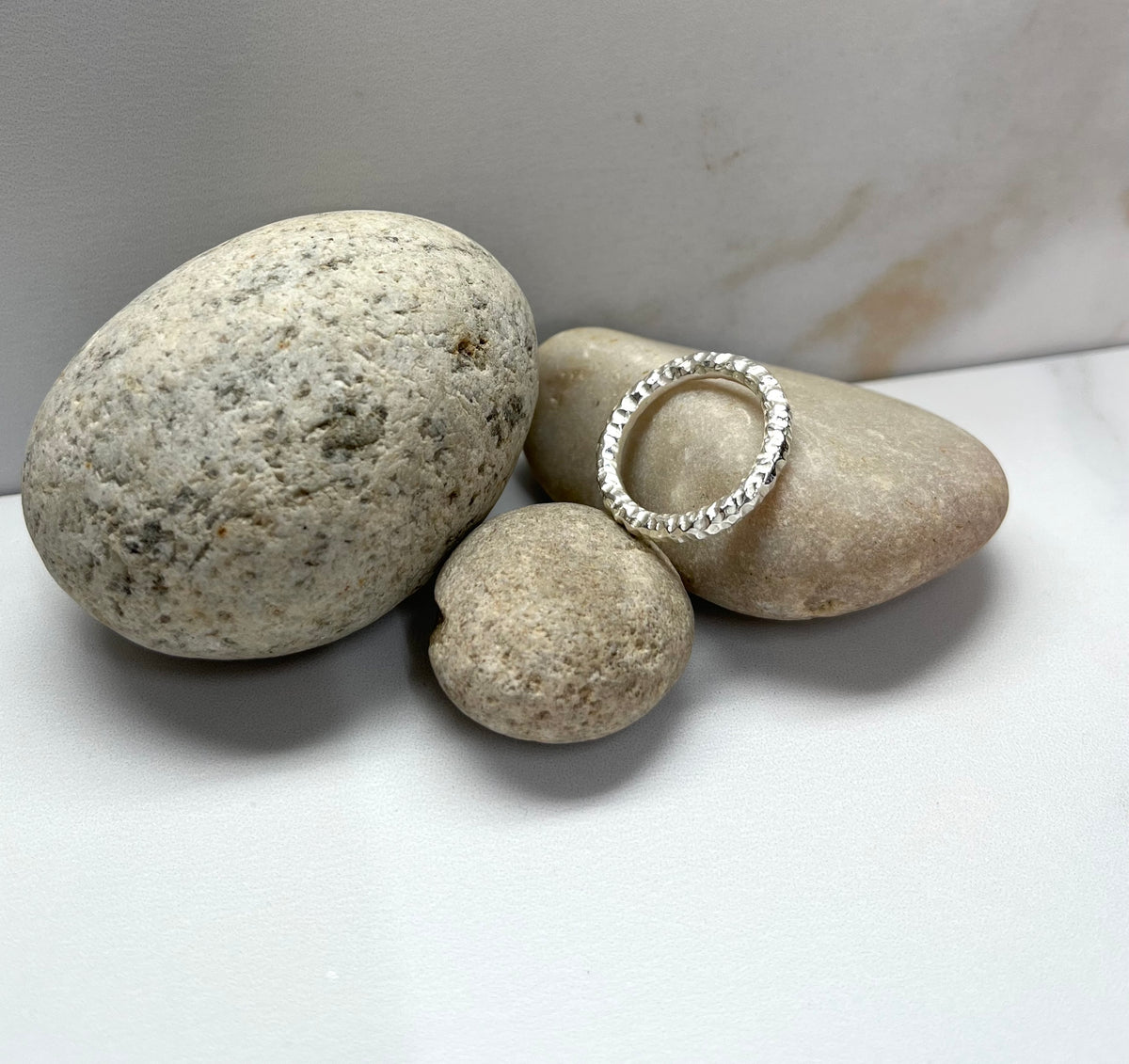 Texture chunky Halo Ring