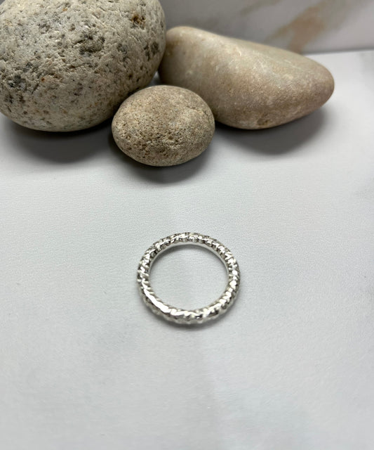 Texture chunky Halo Ring