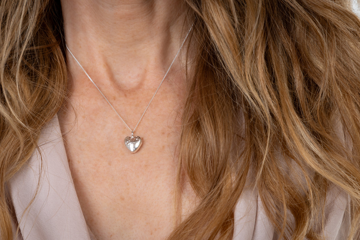 Heart Texture Pendant