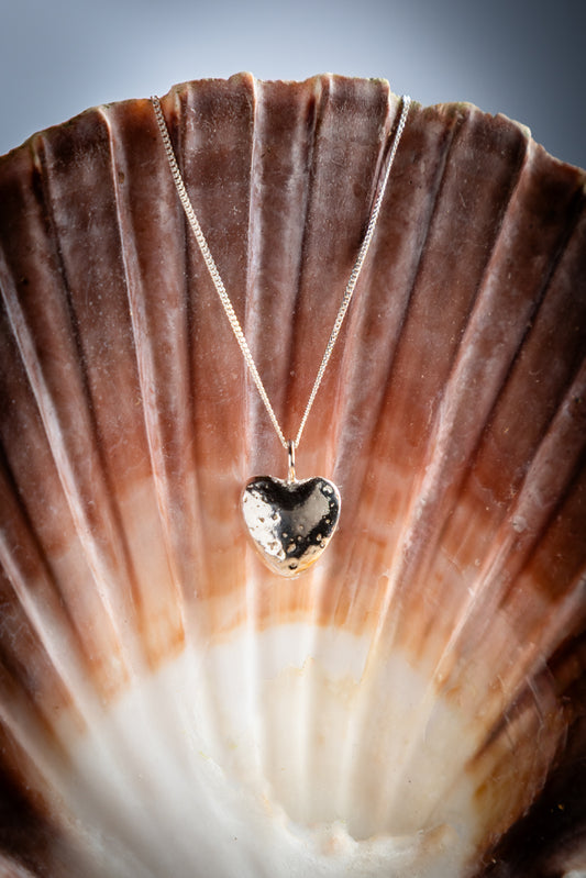 Heart Texture Pendant