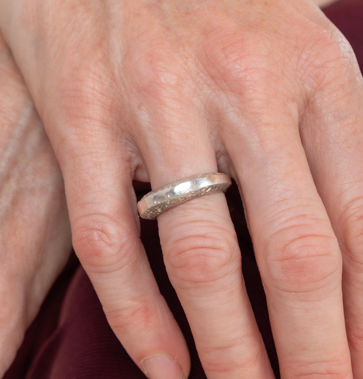 Elegant Chunky Silver Ring